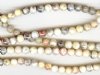 16 inch strand of 6mm Round Crazy Lace Agate